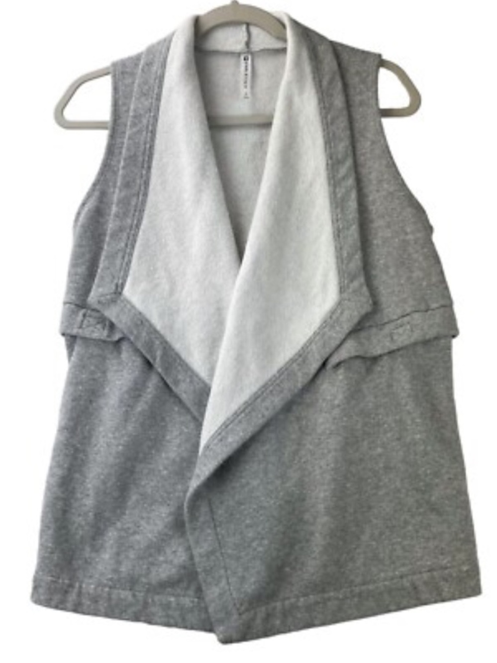 Fabletics Athleisure Active Streetwear Vest in Charcoal Heather Sz L